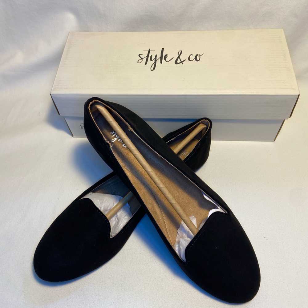 Style & Co Black Loafers - Size 7
